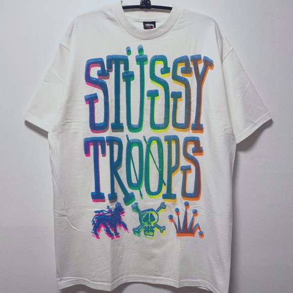 Stussy Other - Stussy Troops Mens Tee Shirt (NWOT) – White Size L